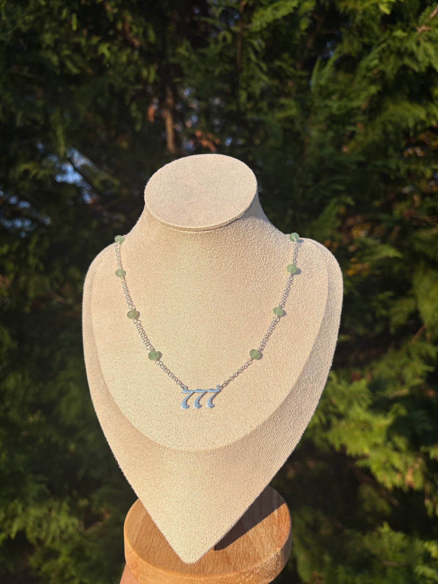 777 Green Aventurine necklace