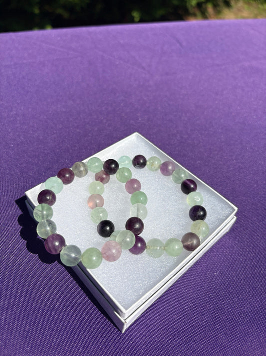 Rainbow Fluorite Bracelets