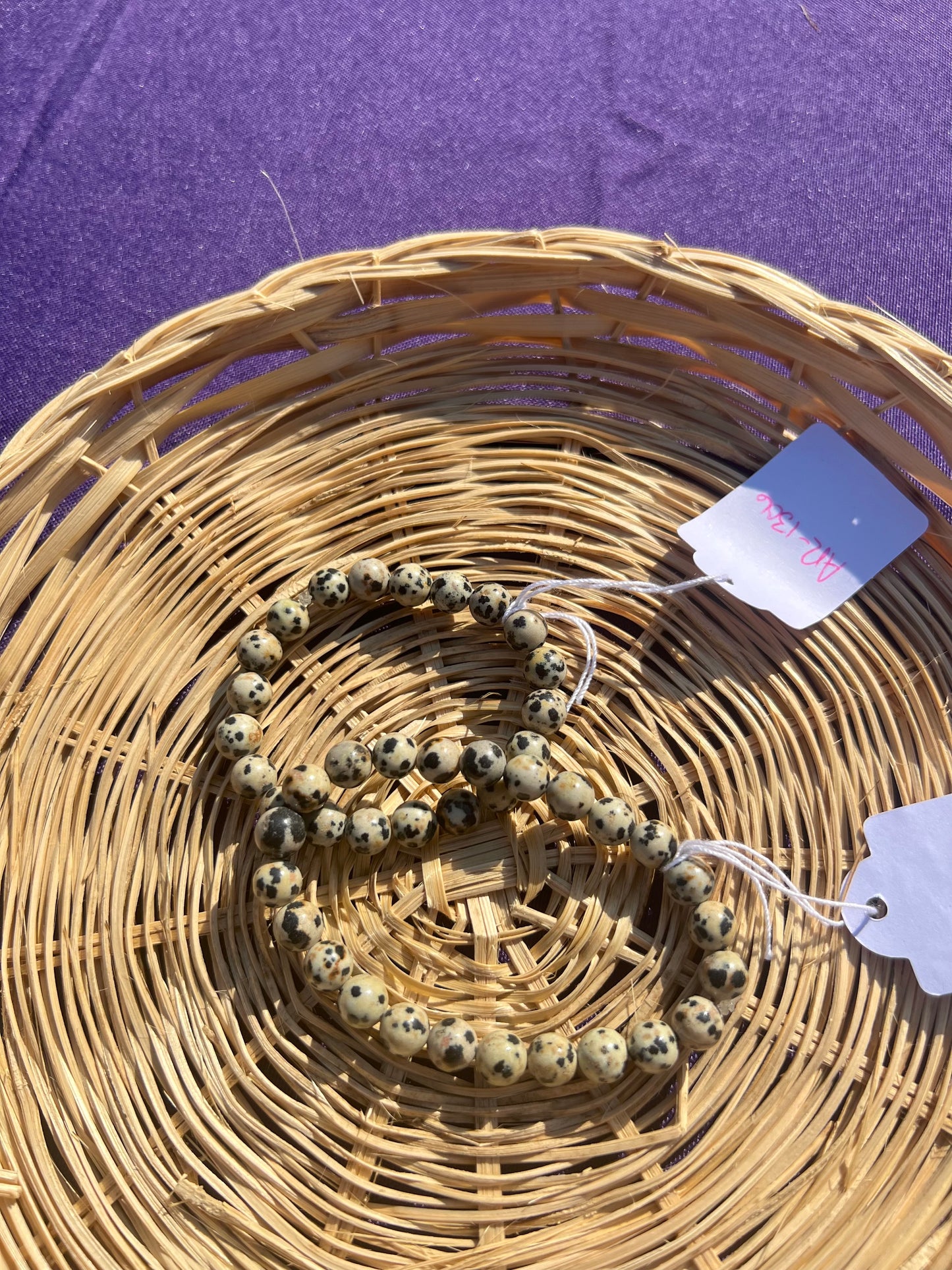 Dalmatian Jasper bracelets