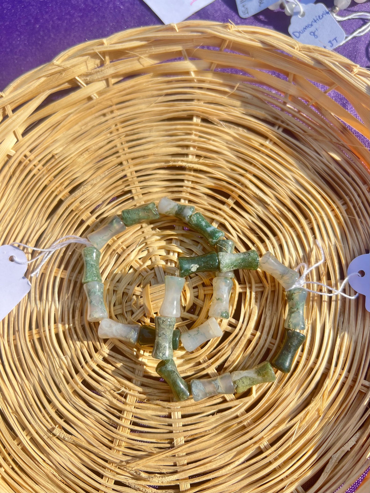 Moss Agate bracelets