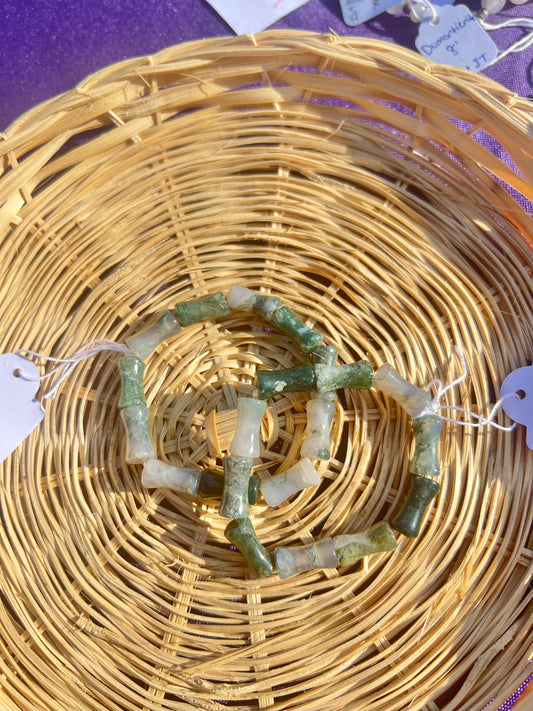 Moss Agate bracelets