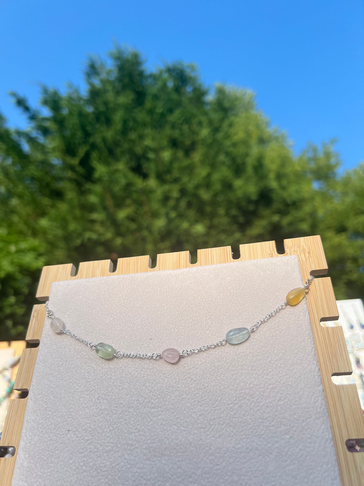 Rainbow Beryl choker