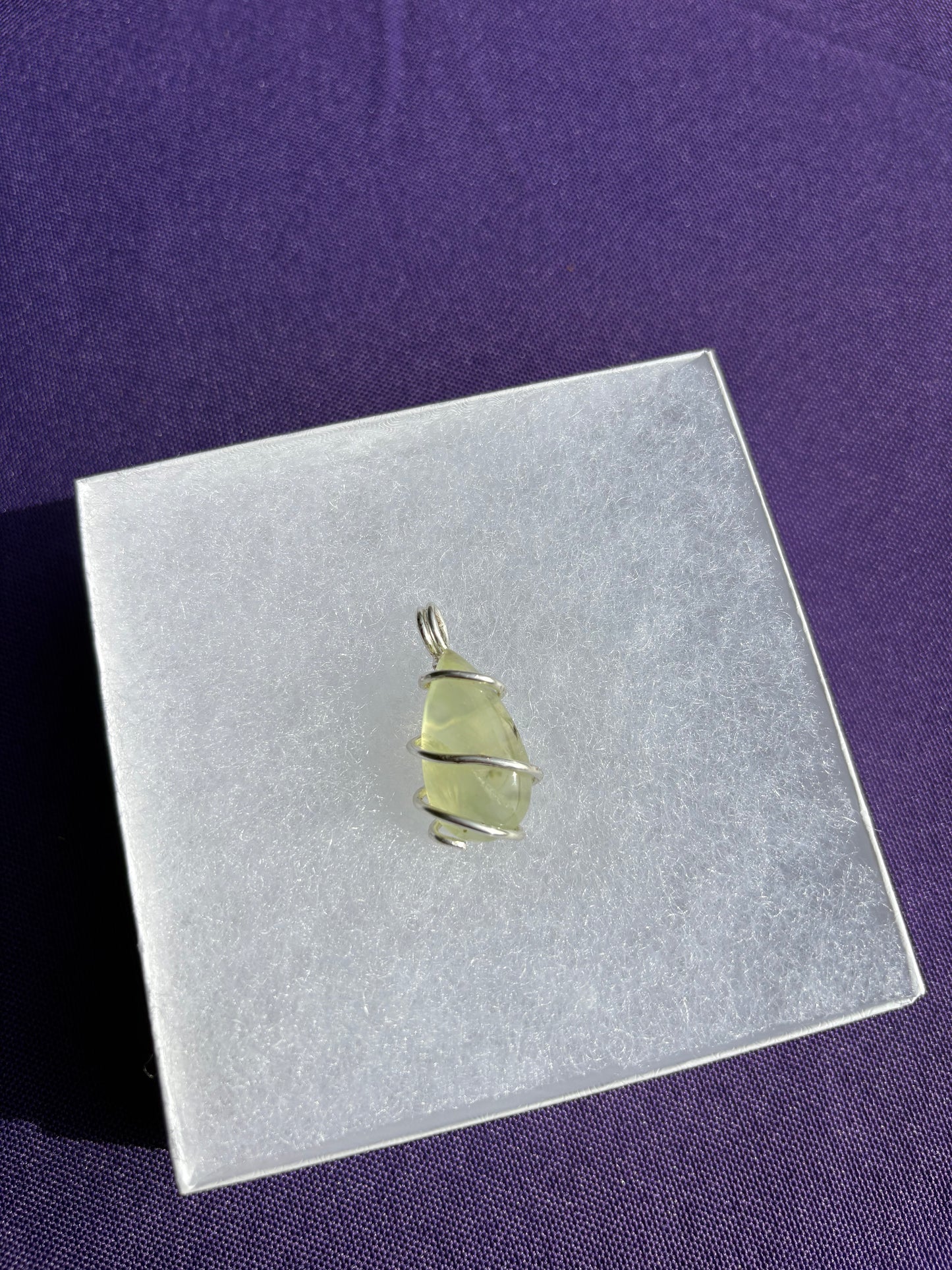 Prehnite Pendant