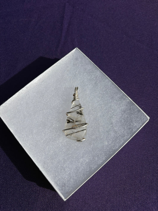 Tourmalated Quartz Pendant