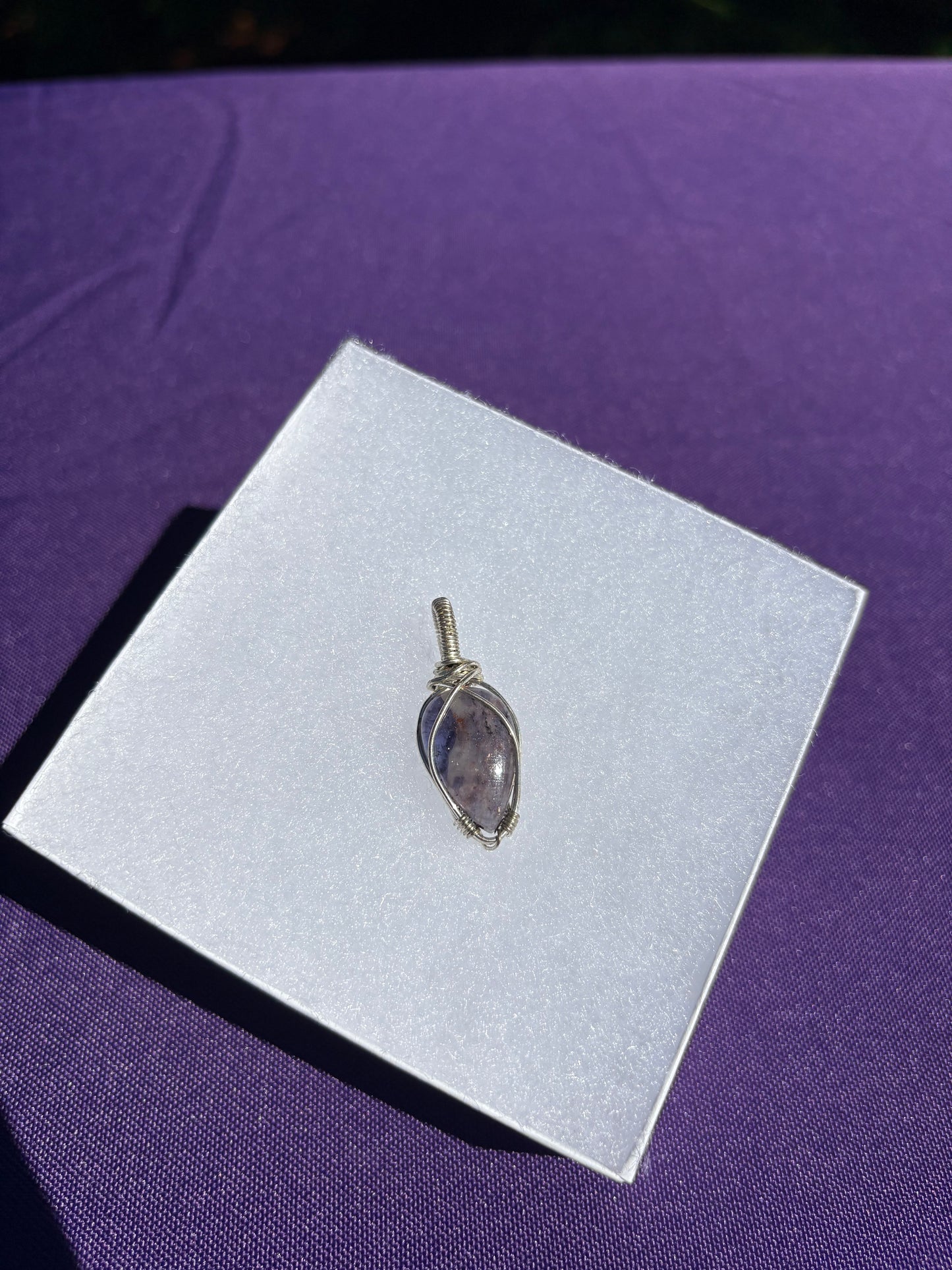Sunset Iolite Pendant