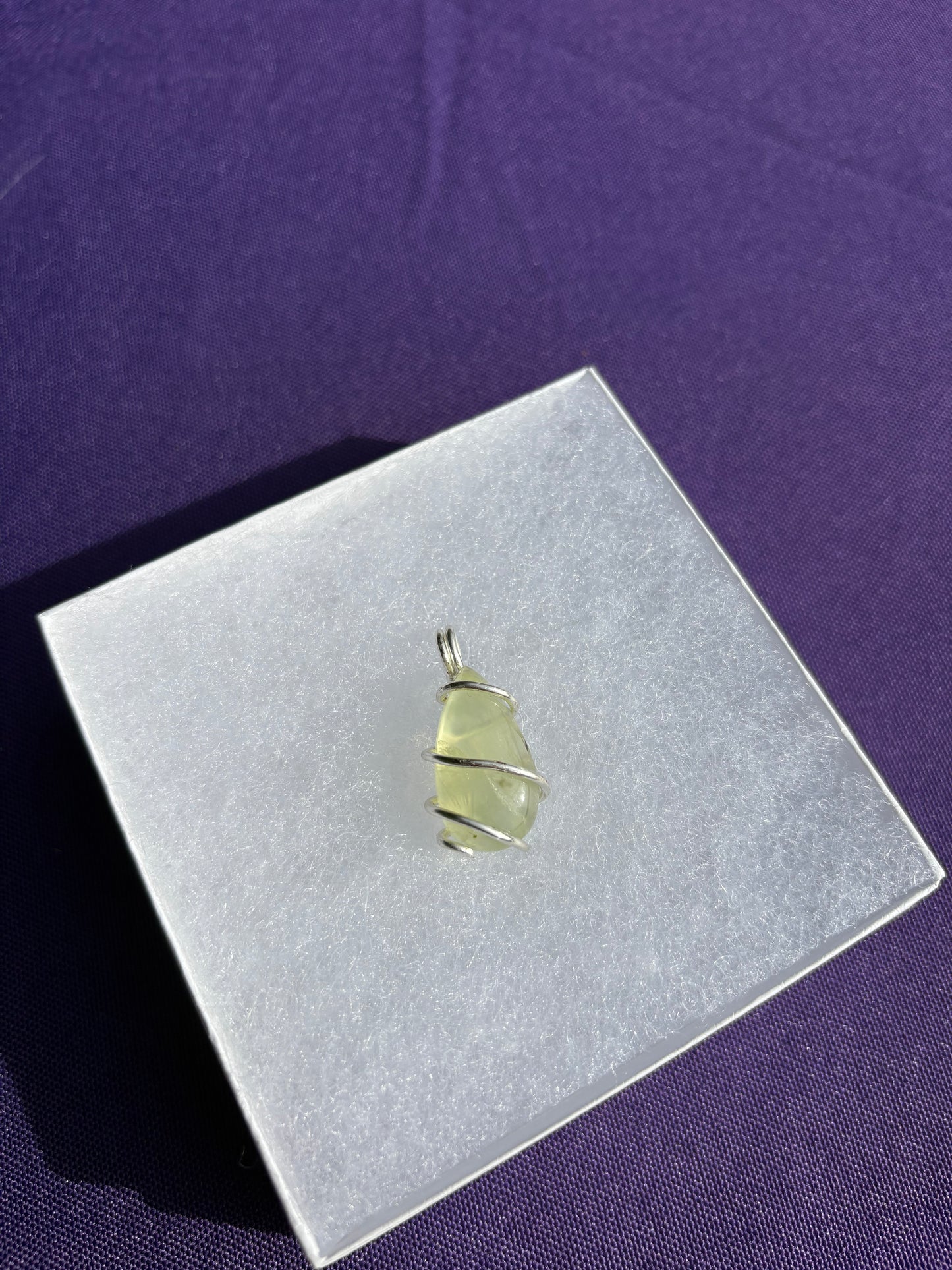 Prehnite Pendant