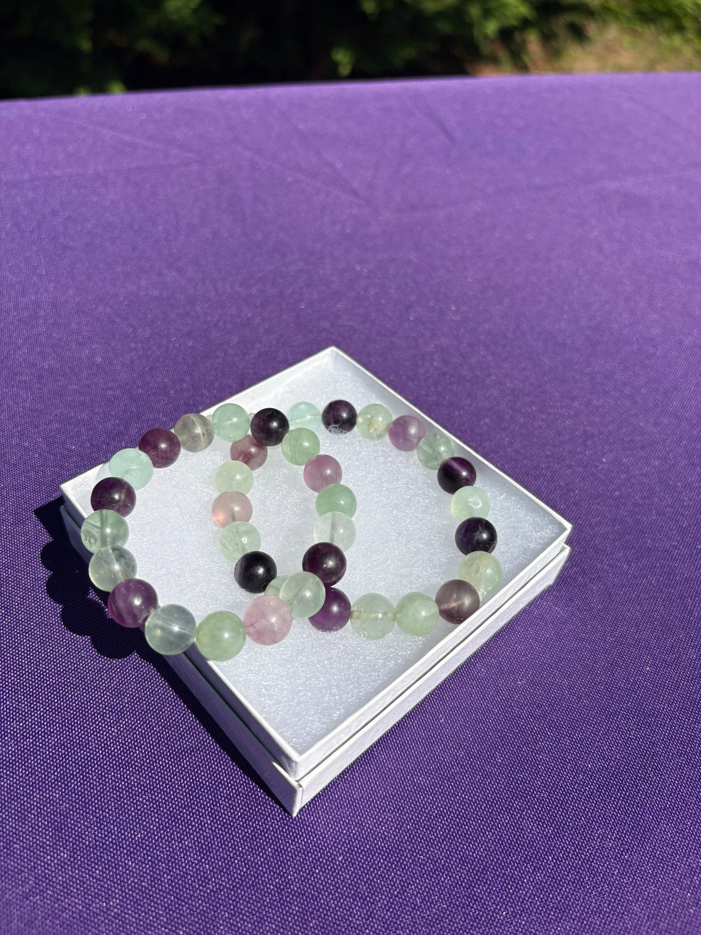 Rainbow Fluorite Bracelets