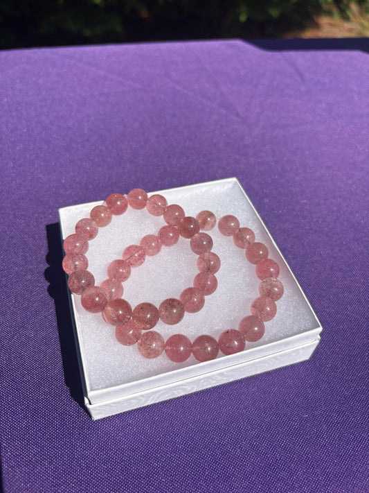 Strawberry Quartz Bracelets
