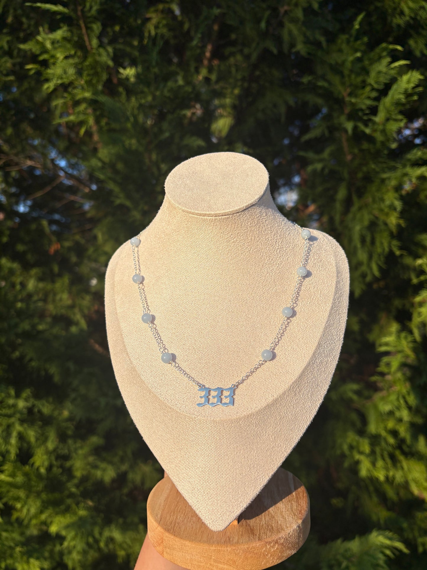 333 Angelite necklace