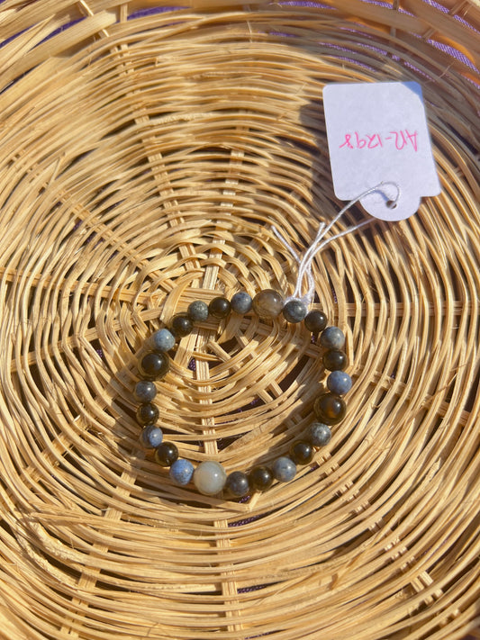 Sodalite & Black Tourmaline & Smoky Agate