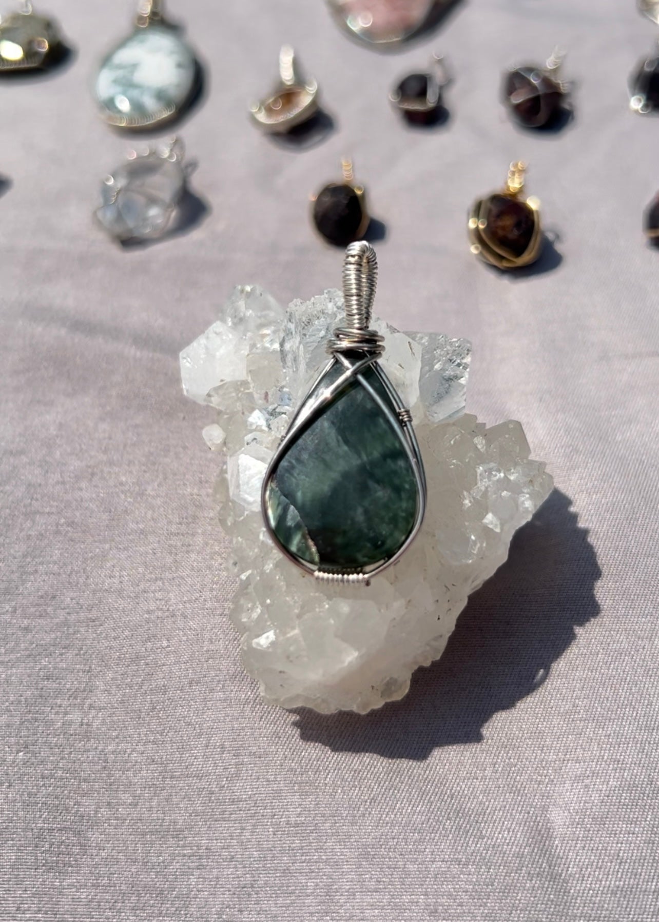 Seraphinite Pendant