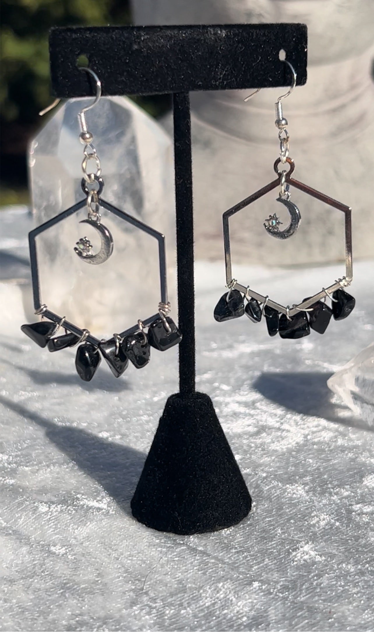Smoky Agate Earrings