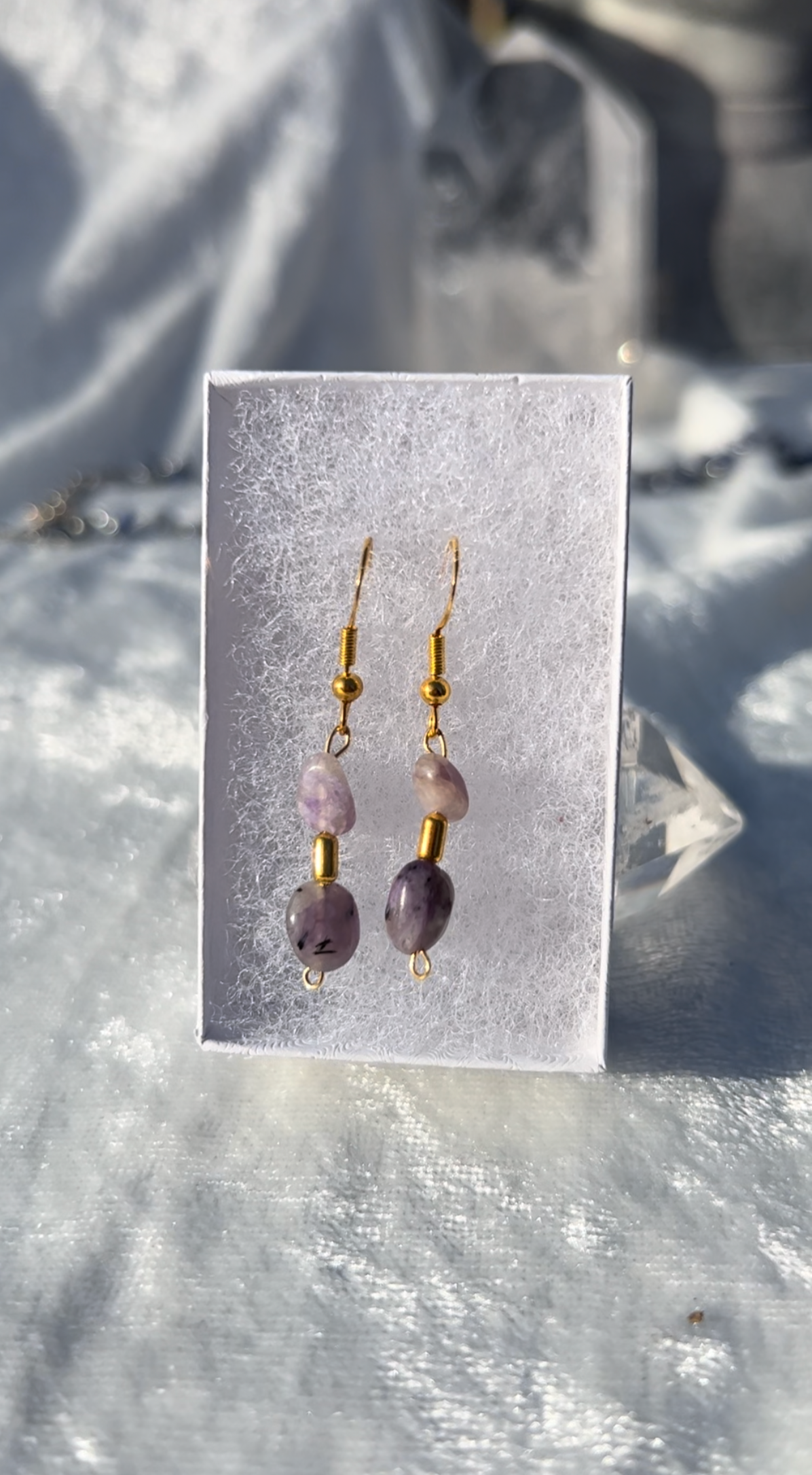 Charoite Earrings