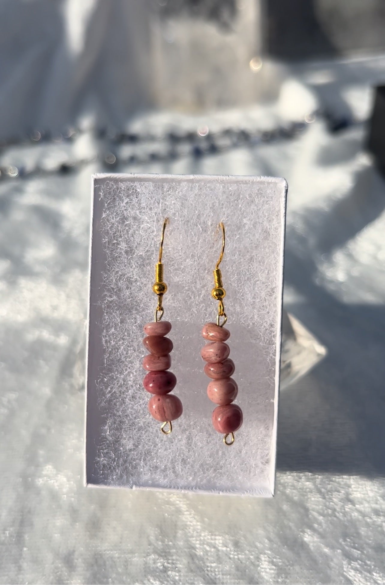 Rhodonite Earrings