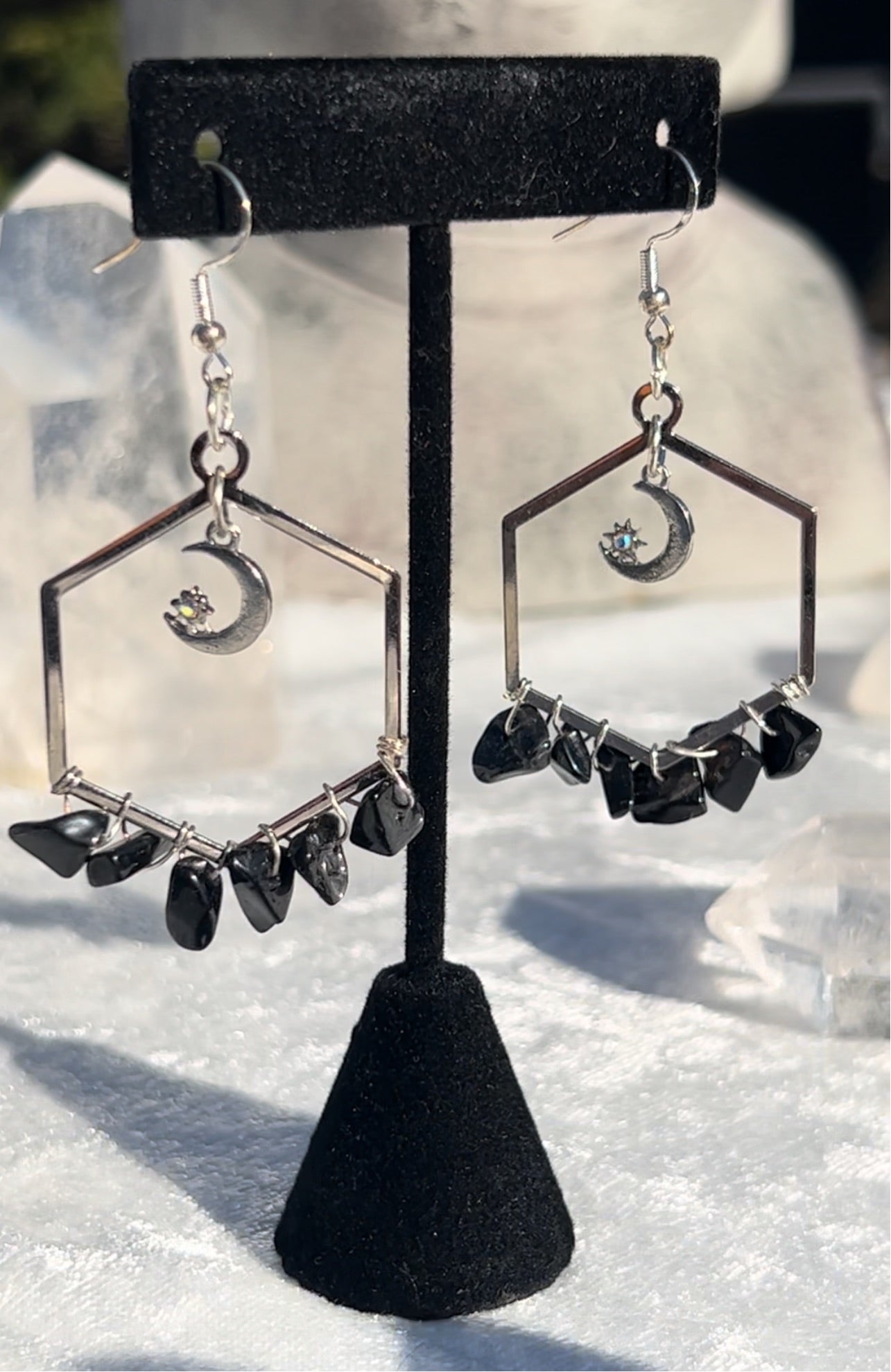 Smoky Agate Earrings