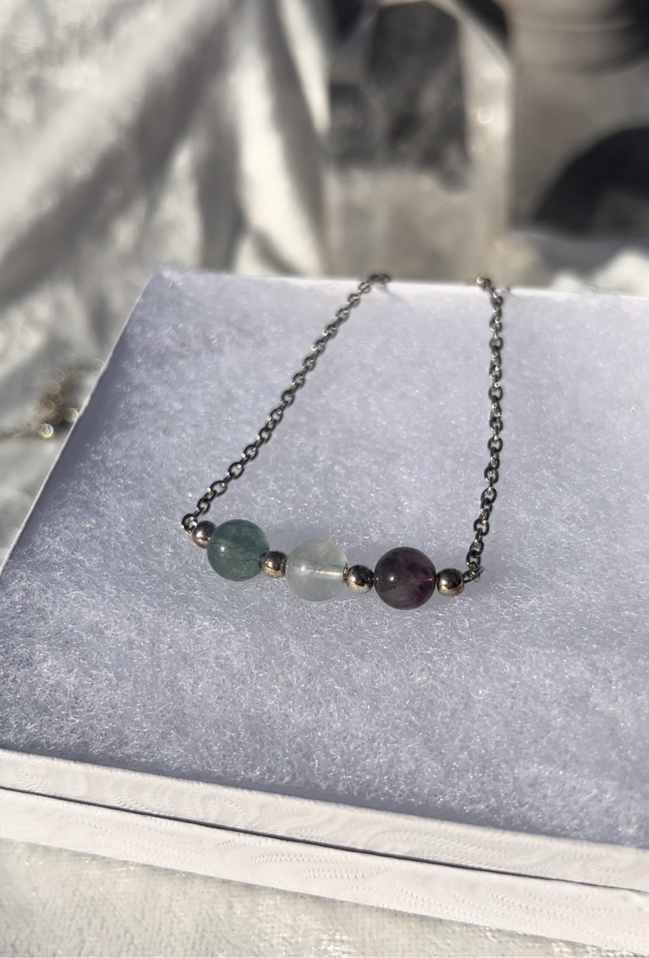 Rainbow Fluorite Bracelet