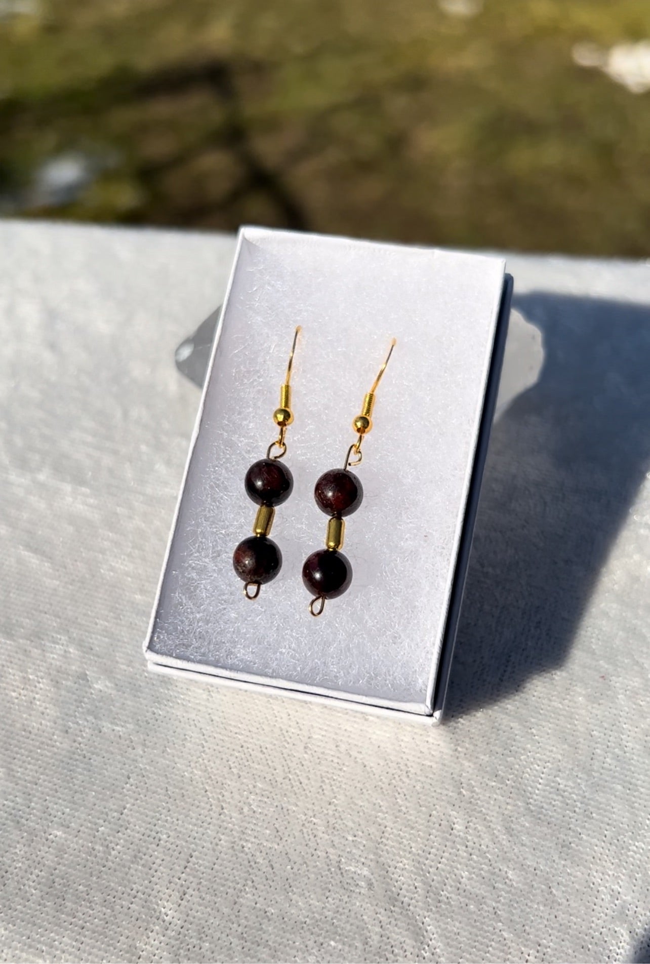 Garnet Earrings