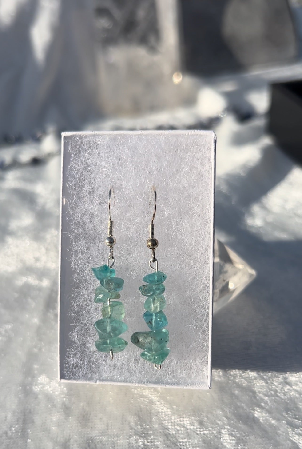 Blue Fluorite Earrings