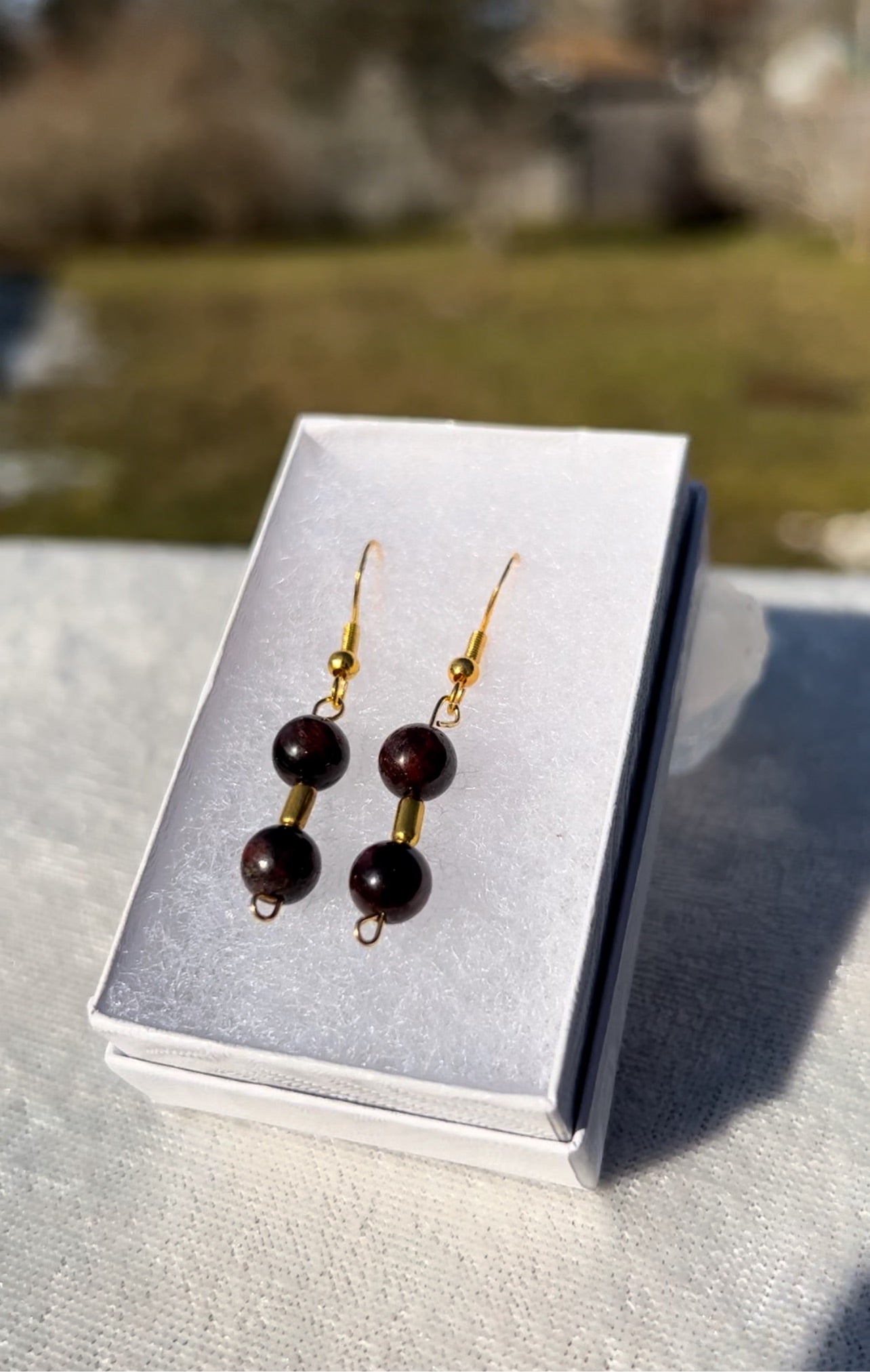 Garnet Earrings