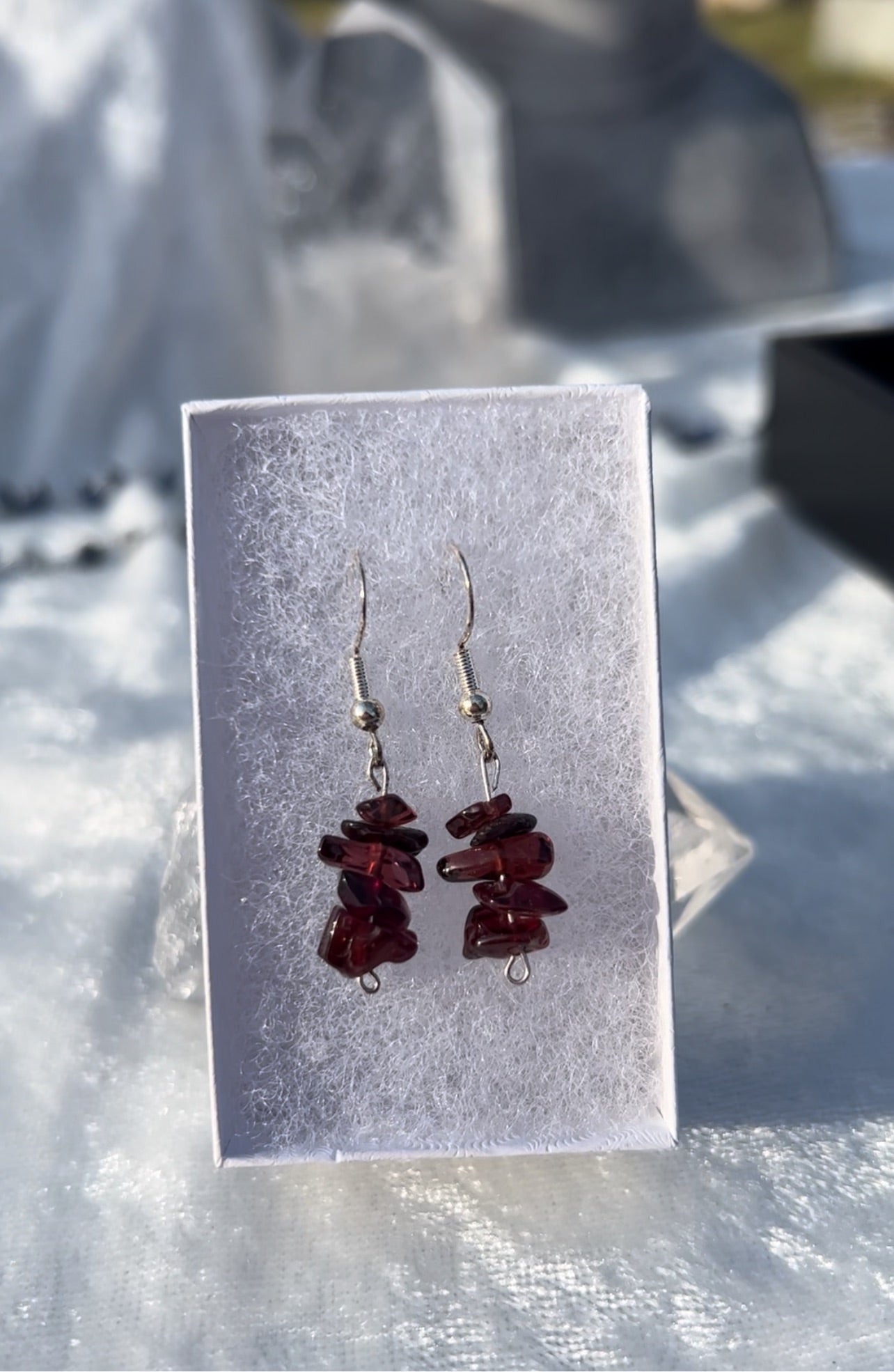 Garnet Earrings