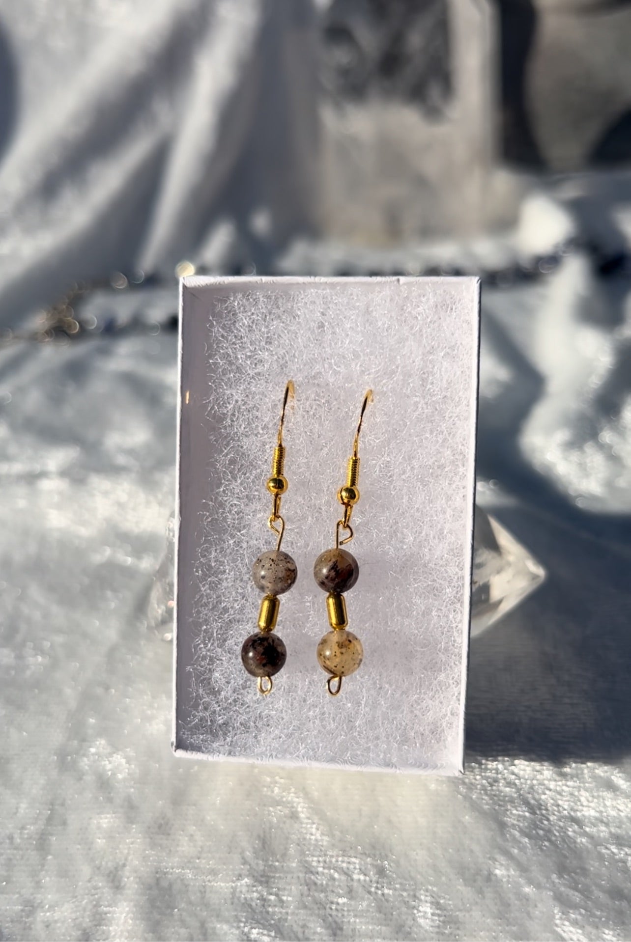 Lodolite Earrings