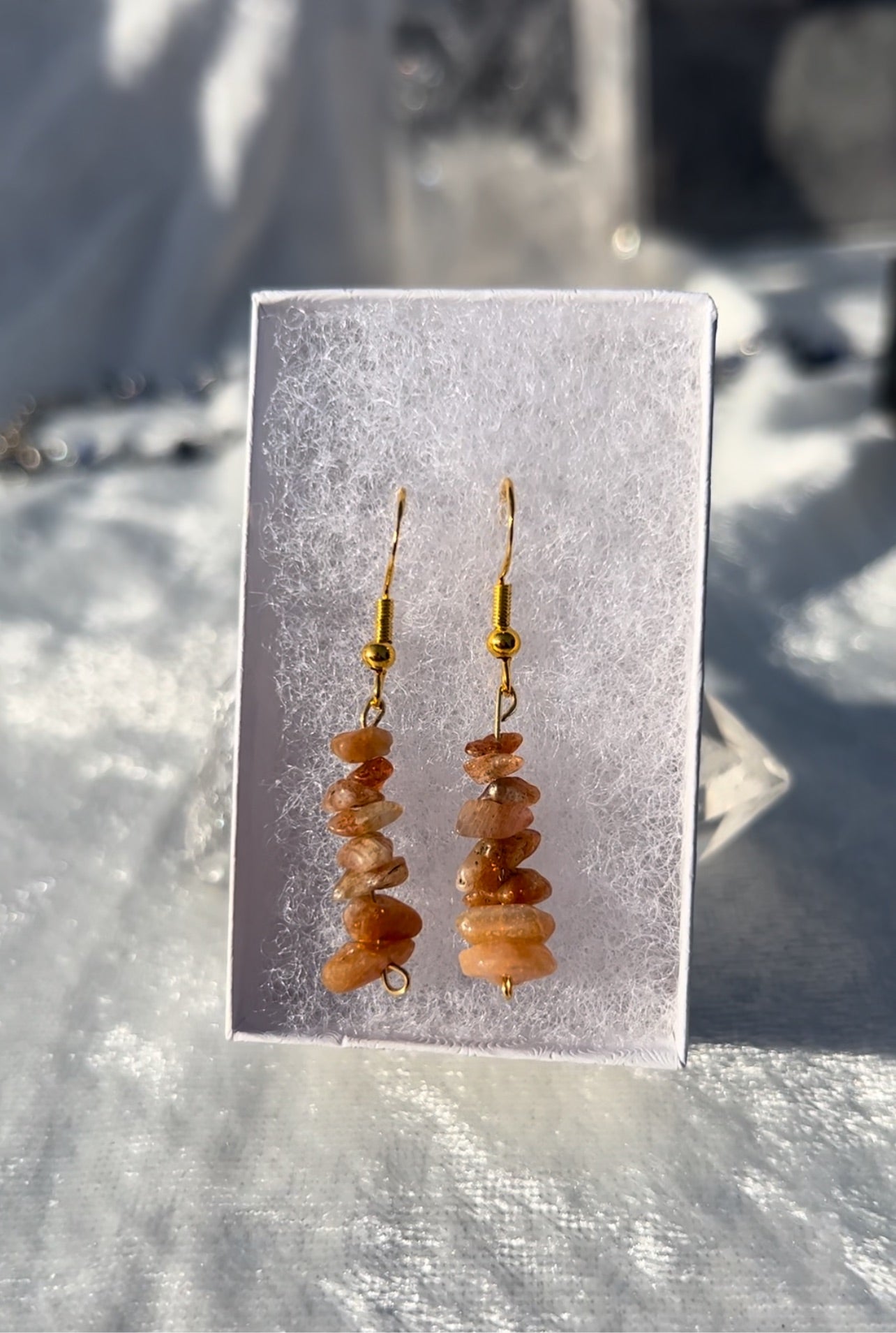 Sunstone Earrings