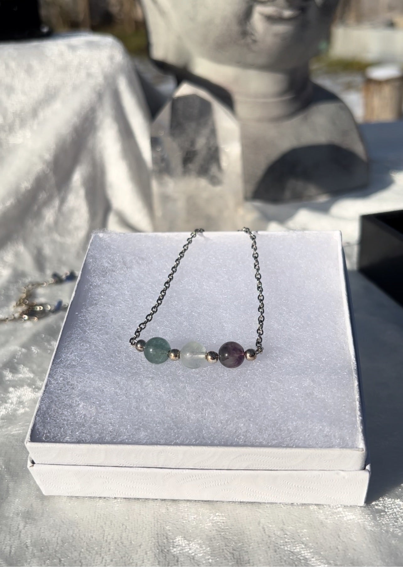 Rainbow Fluorite Bracelet