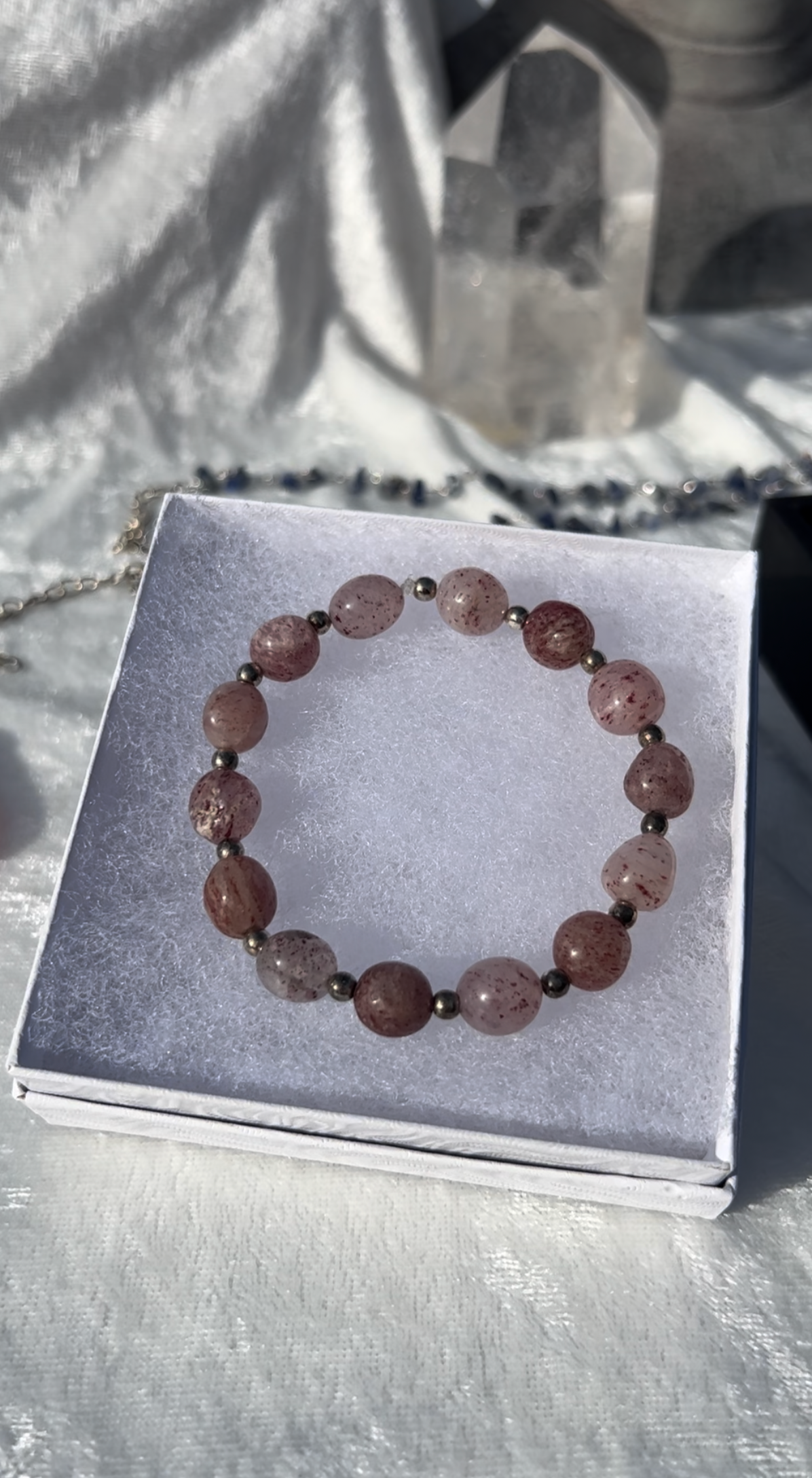 Strawberry Quartz Bracelet