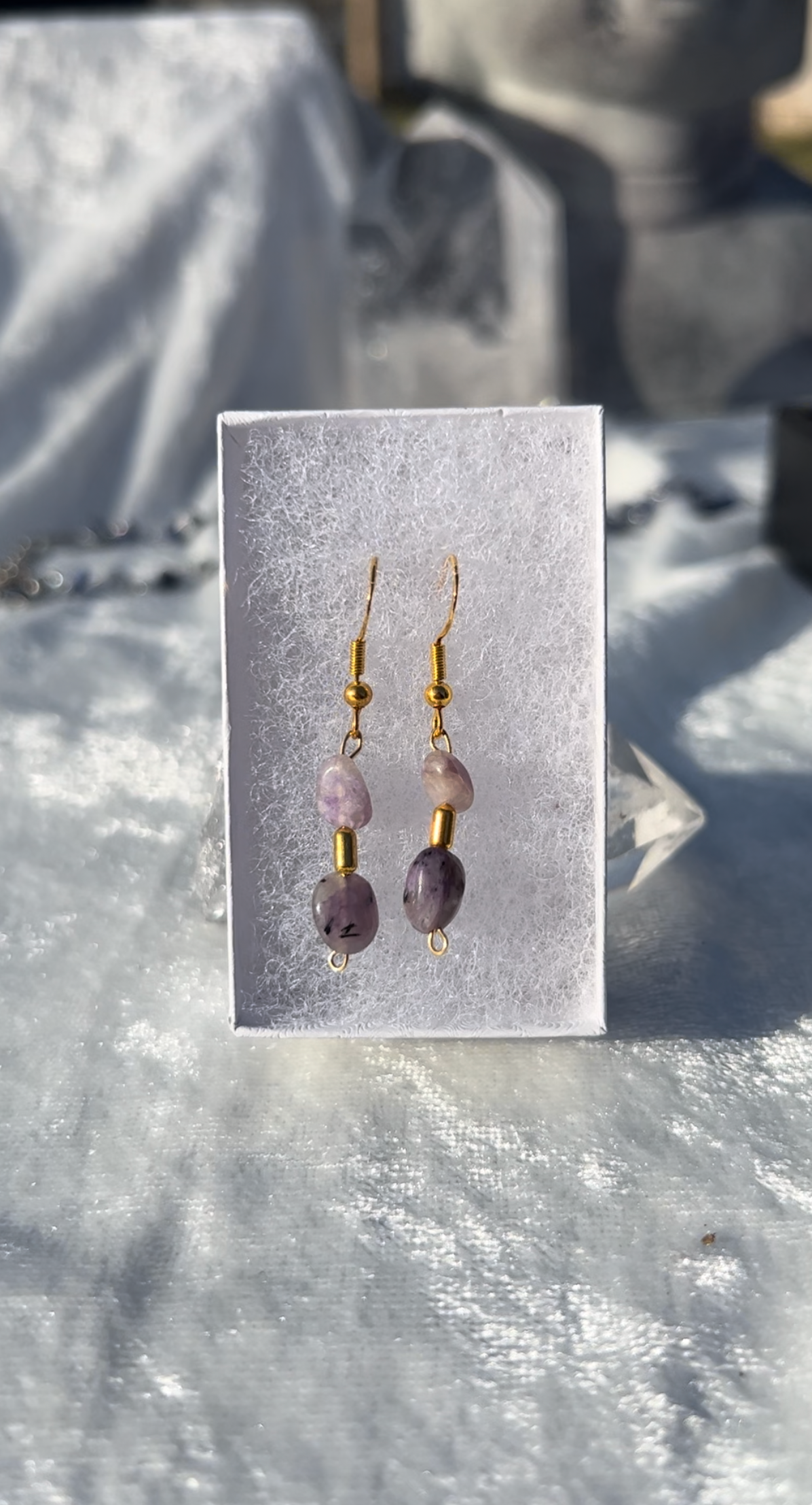 Charoite Earrings