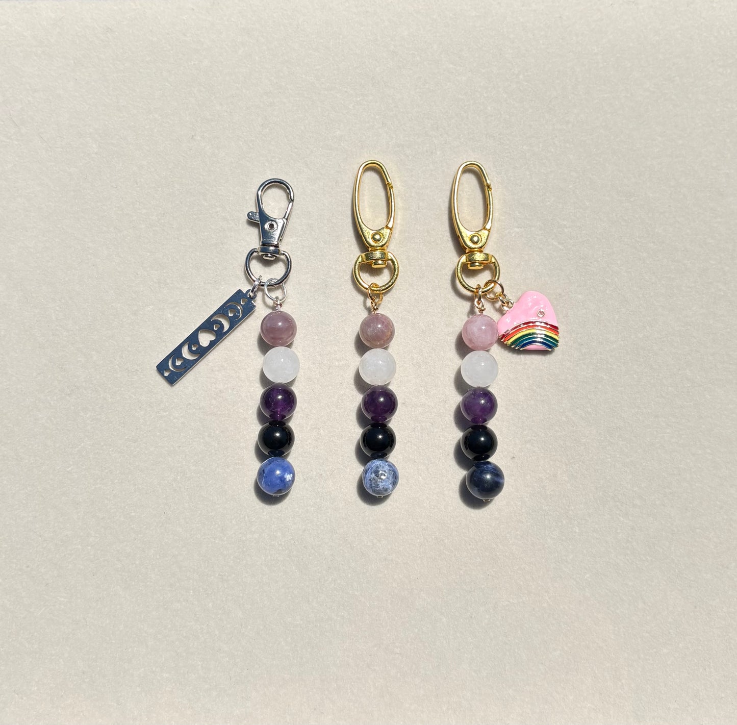Genderfluid Pride Charms