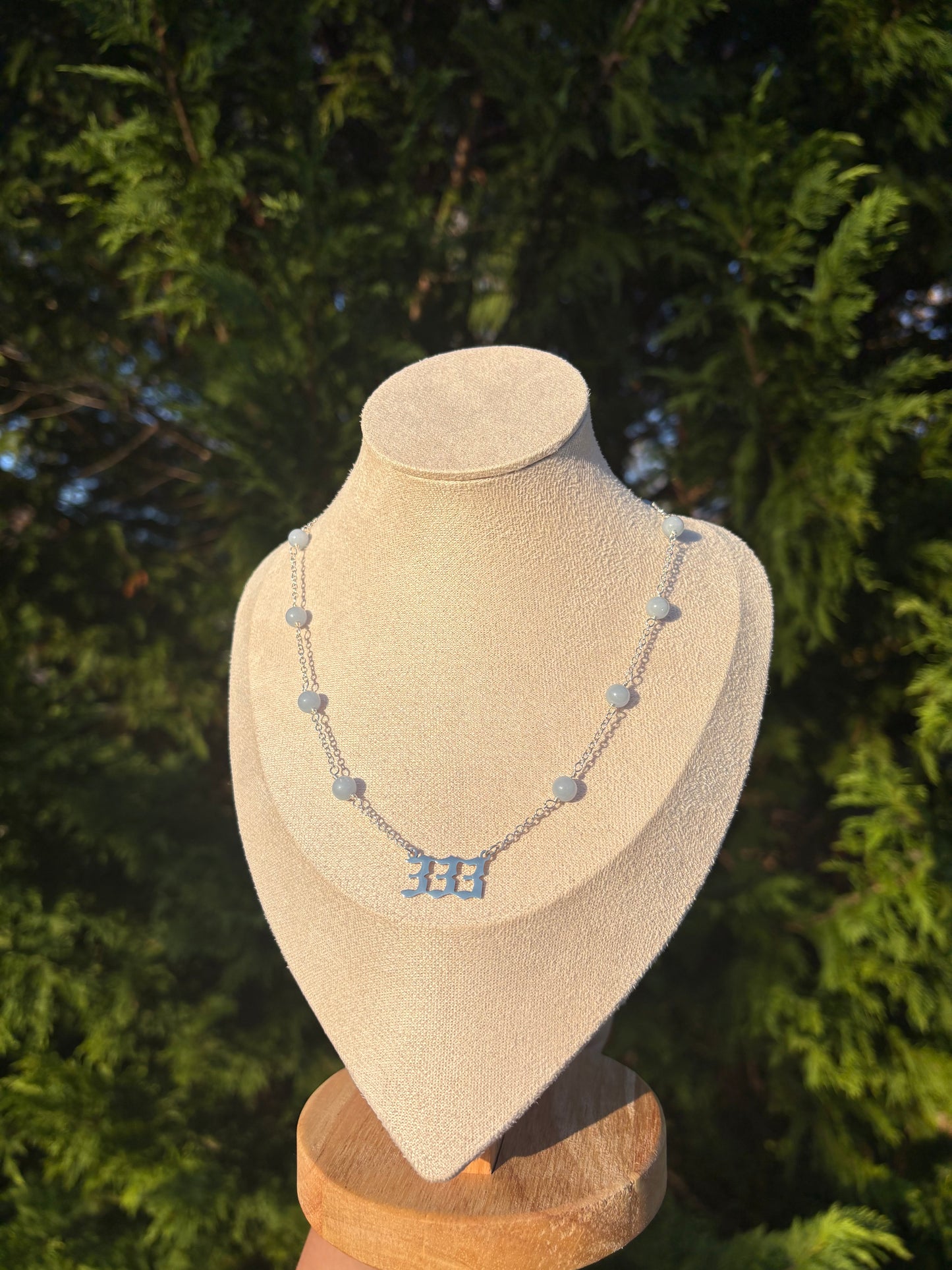 333 Angelite necklace