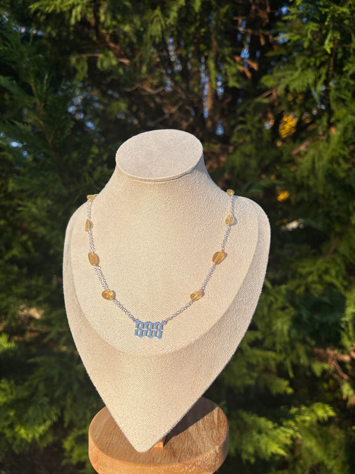 888 Citrine necklace