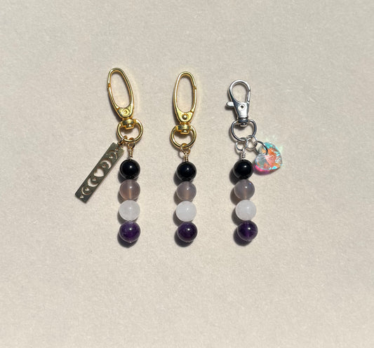 Asexual Pride Charms