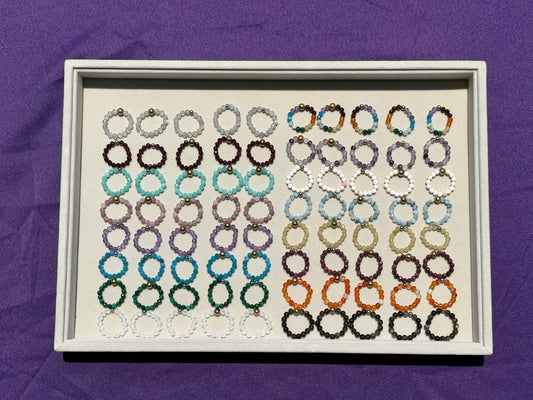 Gemstone Beaded Rings