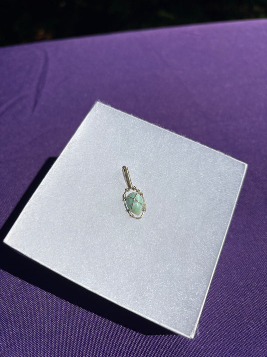 Mini Larimar Pendant