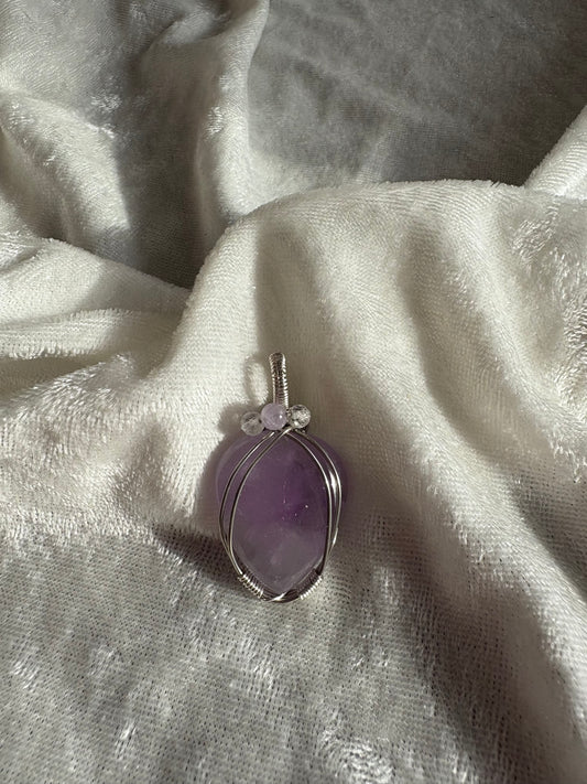 Amethyst & Topaz Cupid’s Pendant