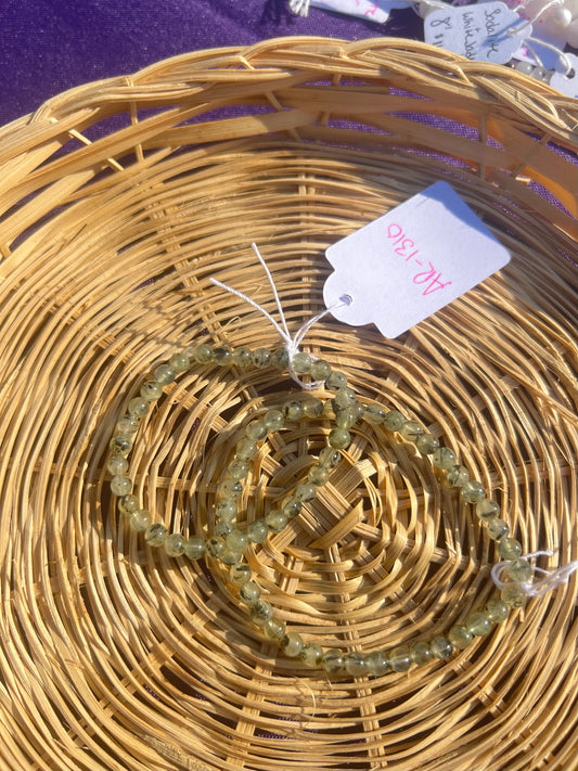 Prehnite bracelets