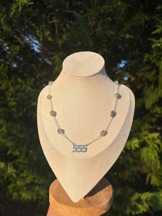 555 Labradorite necklace
