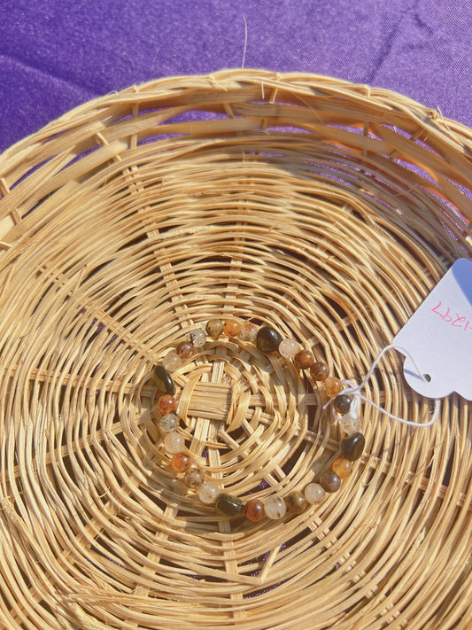 Garden Quartz & Black Obsidian