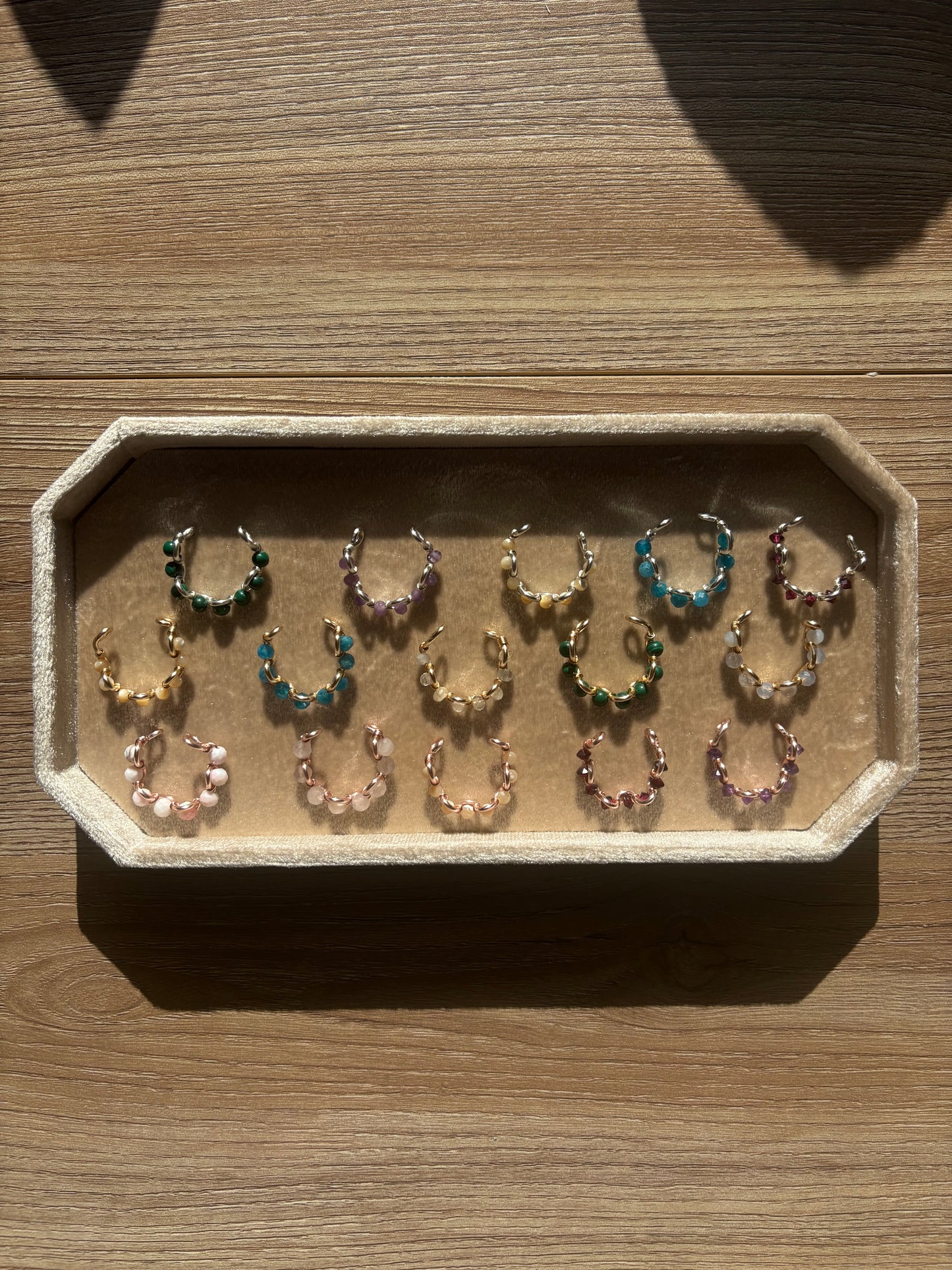The Veiled Gem Adjustable Ring