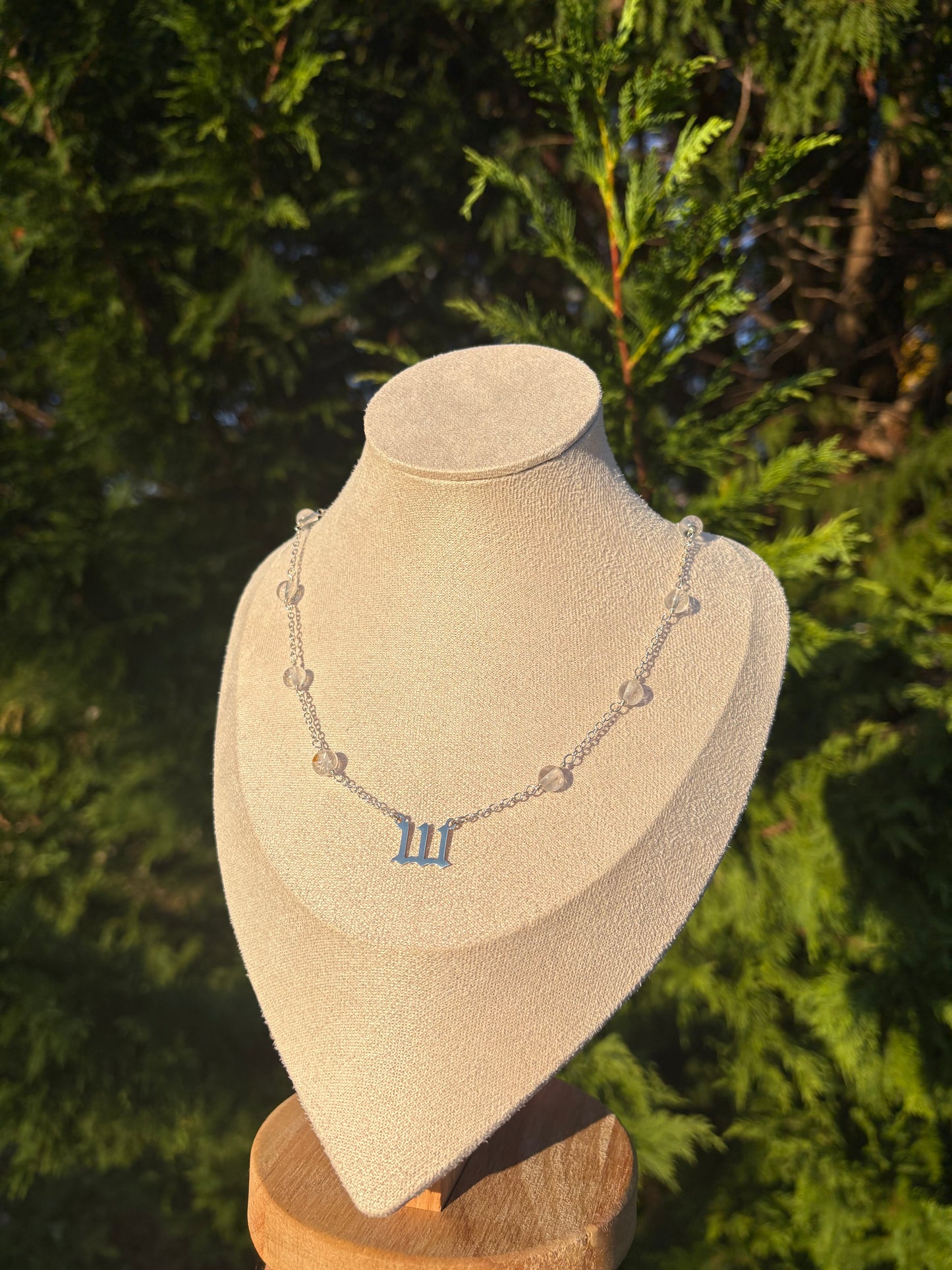 111 Clear Quartz Necklace
