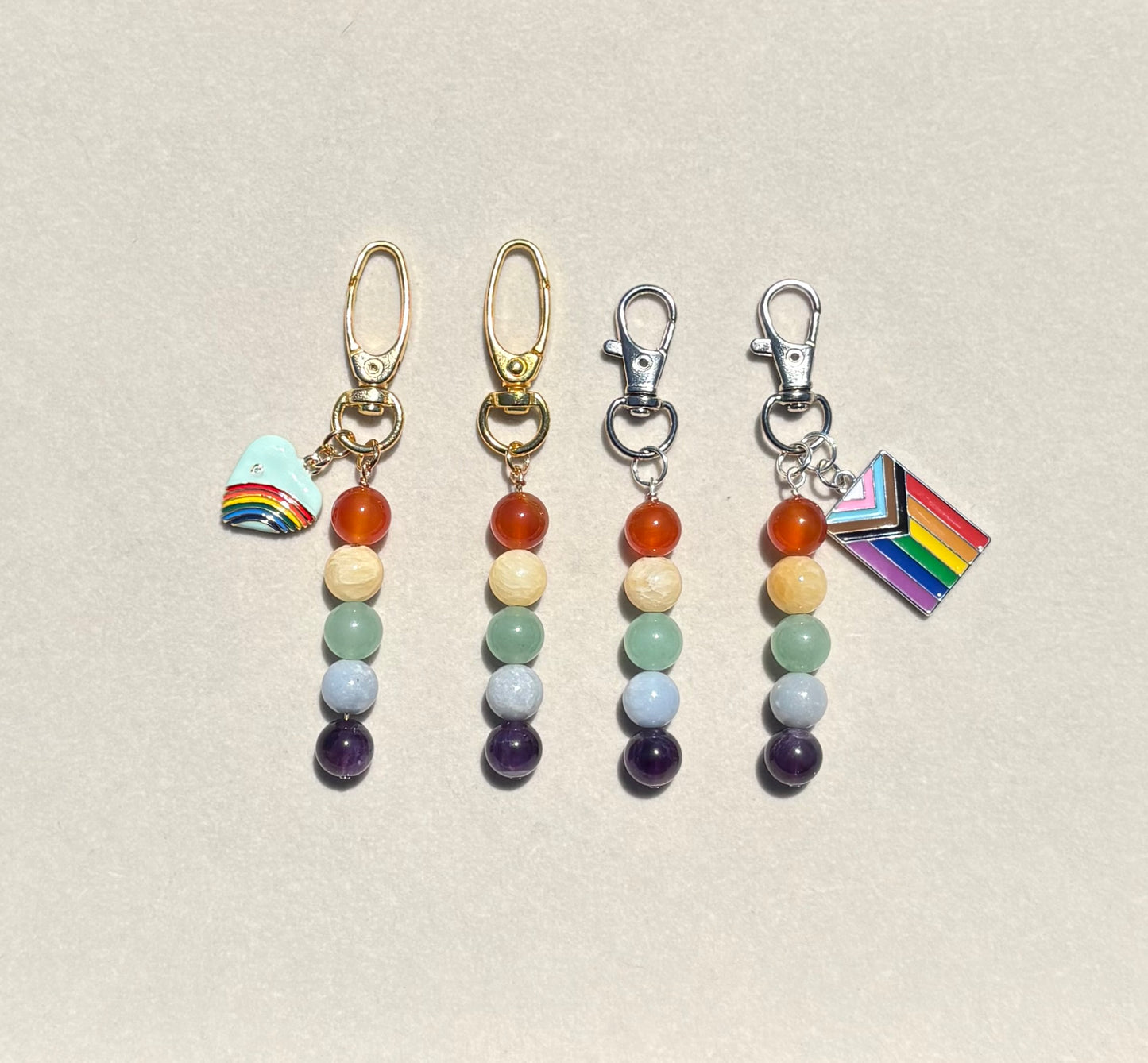Rainbow Pride Charms