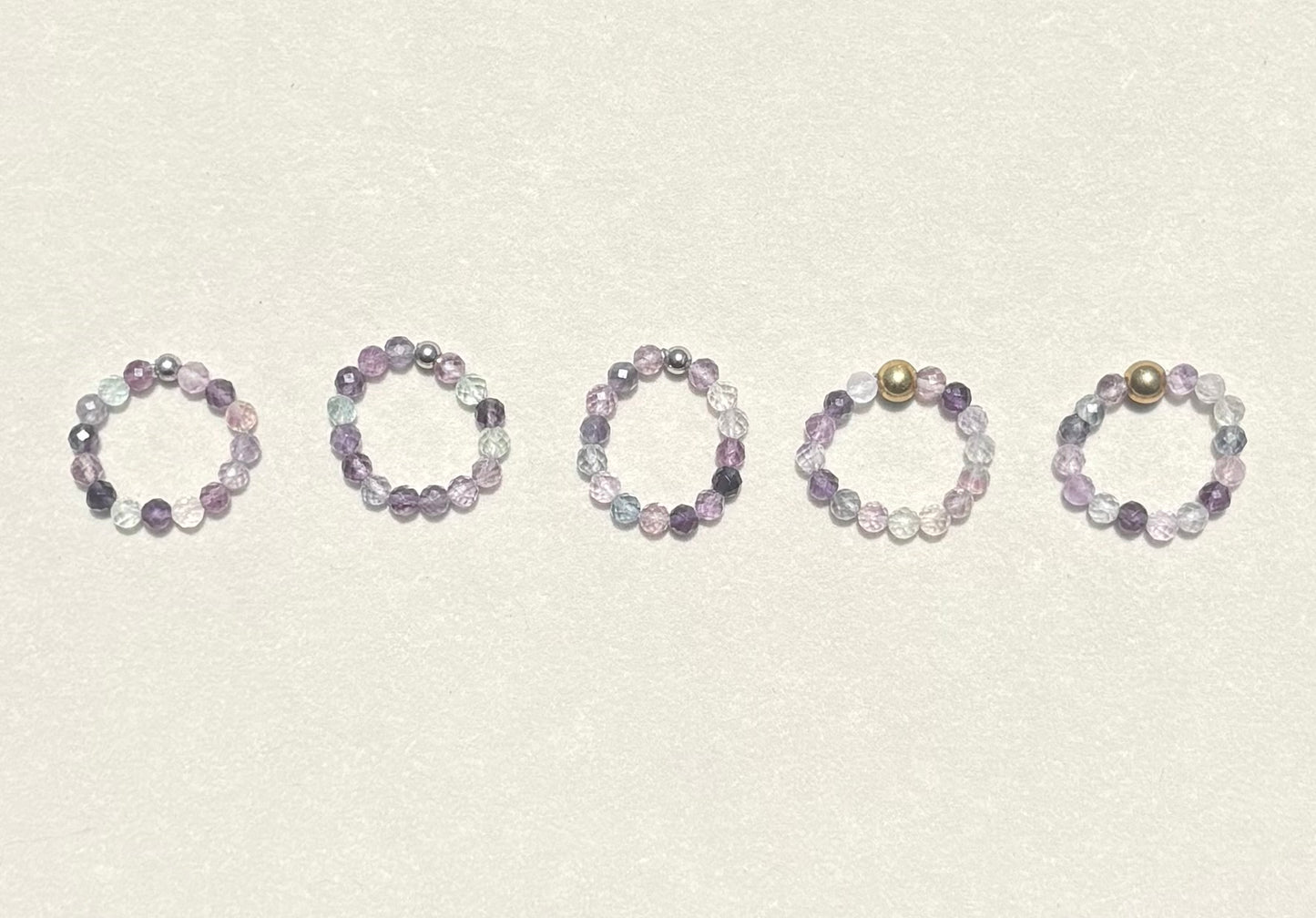 Gemstone Beaded Rings