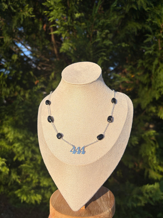 444 Hypersthene necklace