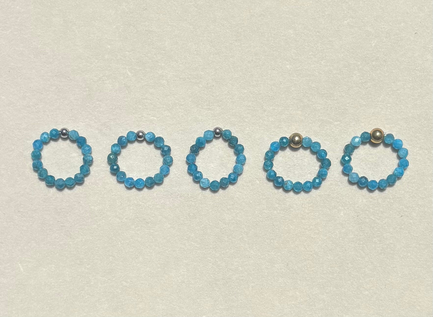 Gemstone Beaded Rings