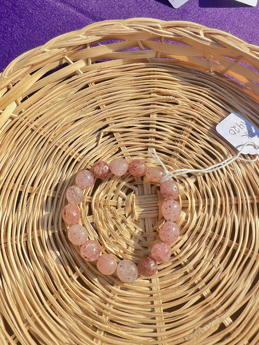 Strawberry Quartz bracelet