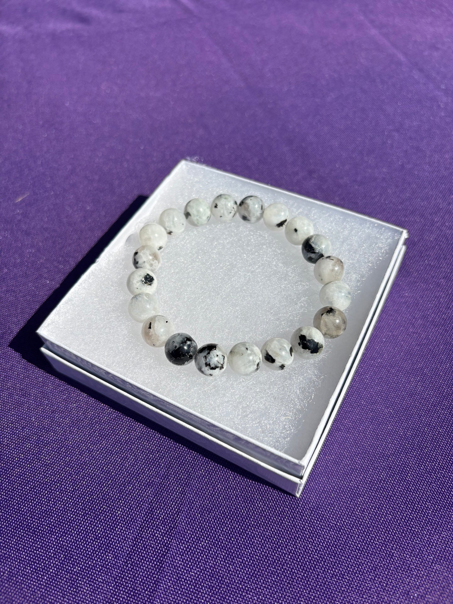 Tourmalated Moonstone Bracelets