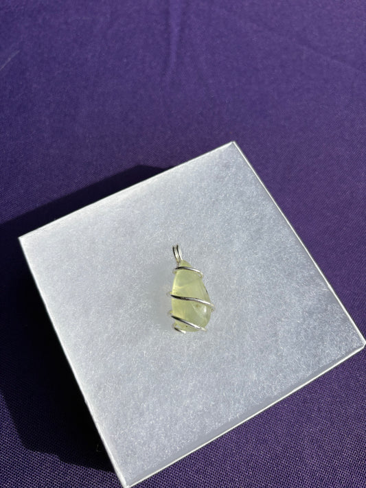 Prehnite Pendant