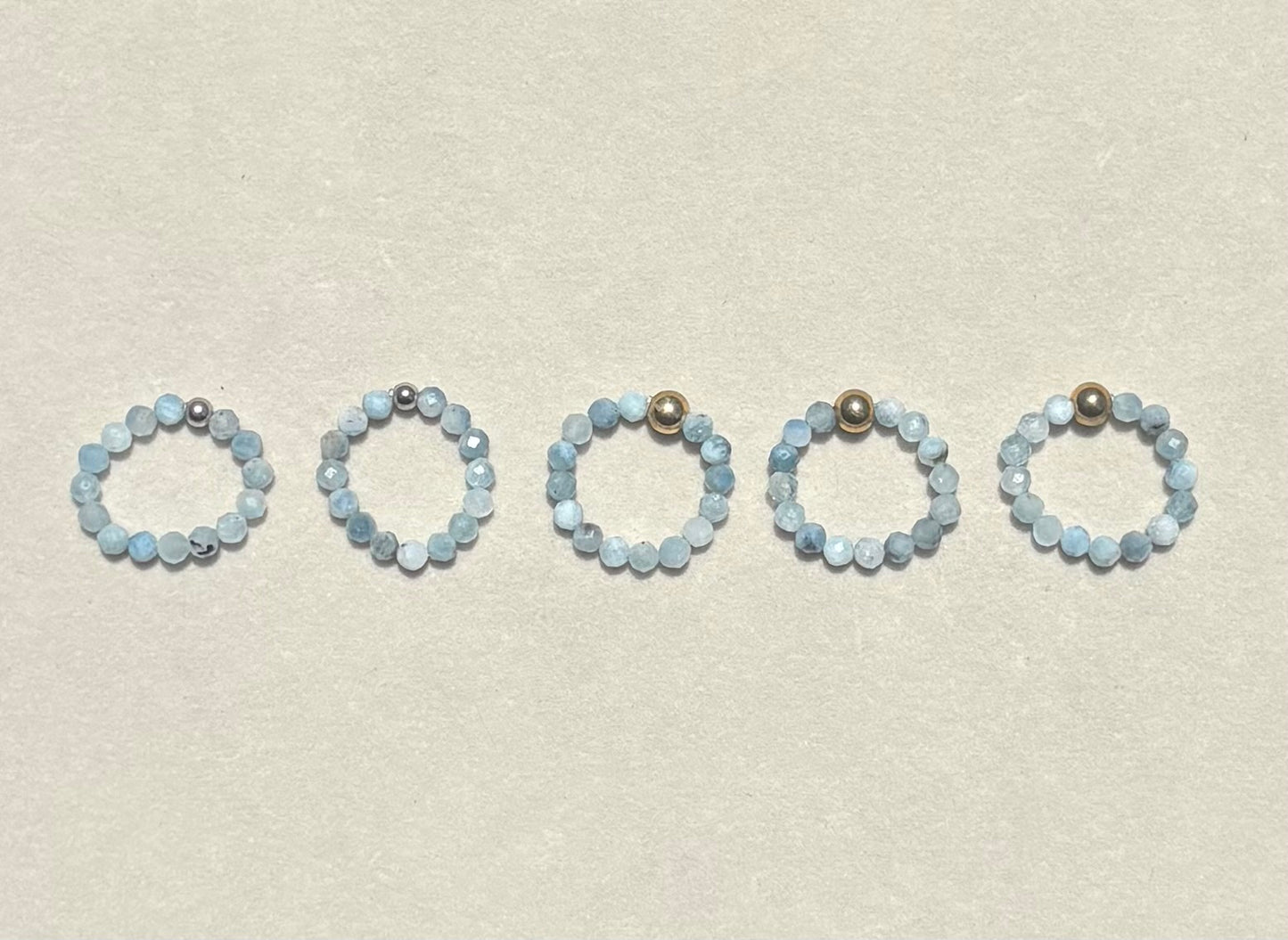 Gemstone Beaded Rings