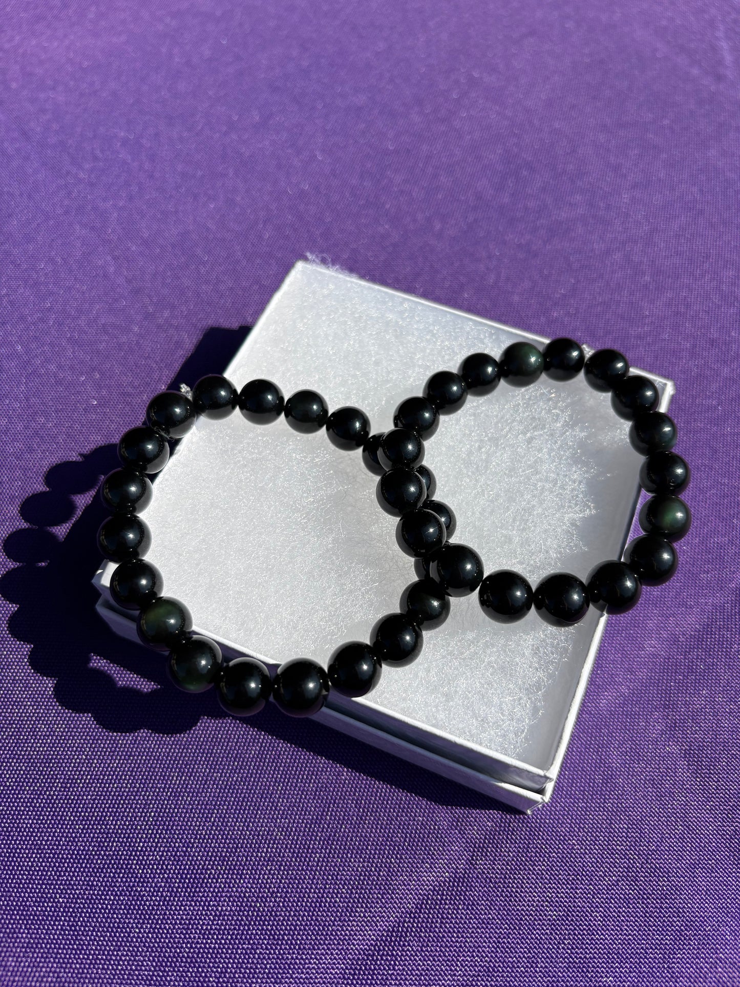 Rainbow Obsidian Bracelets